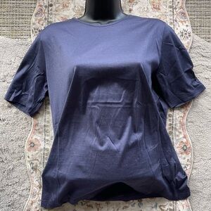 Hermes Cotton Deep Blue Tee